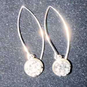 Elegant Silver Drop Earrings